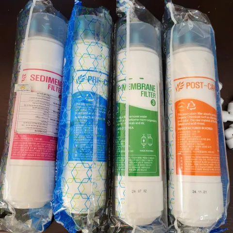 Bộ 4 Lõi Lọc Nước Đầu U Nhập Khẩu Hàn Quốc - SEDIMENT, PRE CARBON, UF MEMBER, POST CARBON - Đảm Bảo Nguồn Nước Sạch Tiêu Chuẩn