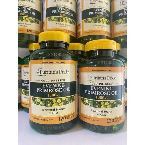 Tinh Dầu Hoa Anh Thảo Evening Primrose 1300 mg - Hỗ Trợ Sức Khỏe Phụ Nữ, Giảm Tiền Kinh Nguyệt, Cải Thiện Tình Trạng Da