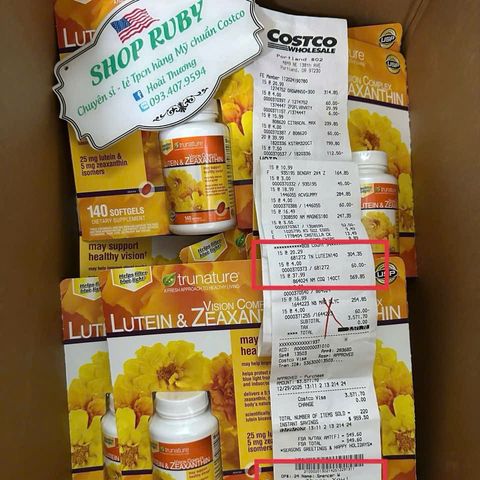 Viên Uống Bổ Mắt Trunature Lutein & Zeaxanthin 140 Viên - Hỗ Trợ Cải Thiện Thị Lực, Bảo Vệ Mắt Khỏi Tia Cực Tím & Ánh Sáng Xanh