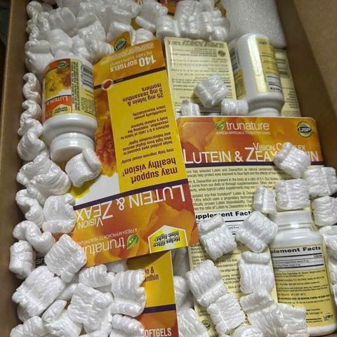 Viên Uống Bổ Mắt Trunature Lutein & Zeaxanthin 140 Viên - Hỗ Trợ Cải Thiện Thị Lực, Bảo Vệ Mắt Khỏi Tia Cực Tím & Ánh Sáng Xanh