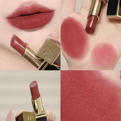 Son Tom Ford Lip Color Satin Matte 90 Fete - Son Môi Đỏ Hồng Chính Hãng, Mịn Màng, Quyến Rũ, Quà Tặng Tuyệt Vời Cho Phái Đẹp