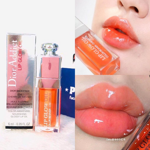 Son Dưỡng Dior Addict Lip Glow Oil Màu 004 Coral Chính Hãng - Dưỡng Ẩm, Màu Sắc Tự Nhiên, Phù Hợp Mọi Tông Da, Sang Trọng, Quyến Rũ