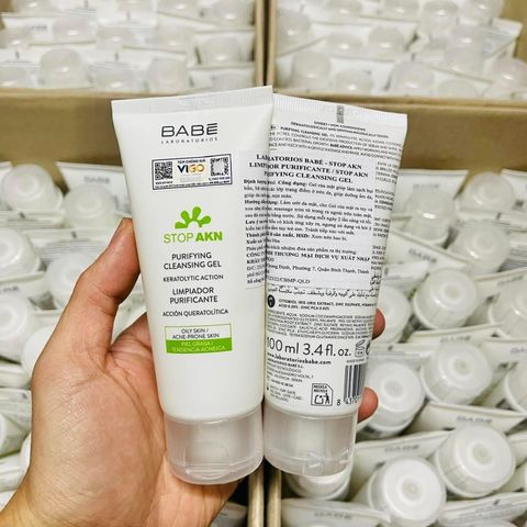 Sữa Rửa Mặt Cho Da Dầu Mụn Stop Akn - Gel Làm Sạch Sâu Ngừa Mụn 100ml, Giúp Da Sáng Khỏe Và Mềm Mại