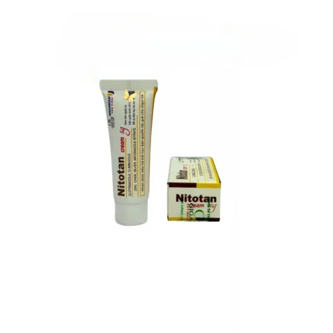 Kem Bôi Da Nitotan Cream Chứa Clotrimazole & Zinc Oxide Giảm Ngứa Da - Hỗ Trợ Chăm Sóc Da Chuyên Biệt (Tuýp 5g/10g)