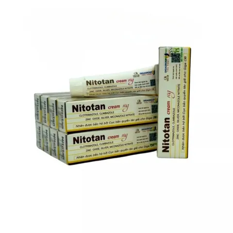 Kem Bôi Da Nitotan Cream Chứa Clotrimazole & Zinc Oxide Giảm Ngứa Da - Hỗ Trợ Chăm Sóc Da Chuyên Biệt (Tuýp 5g/10g)