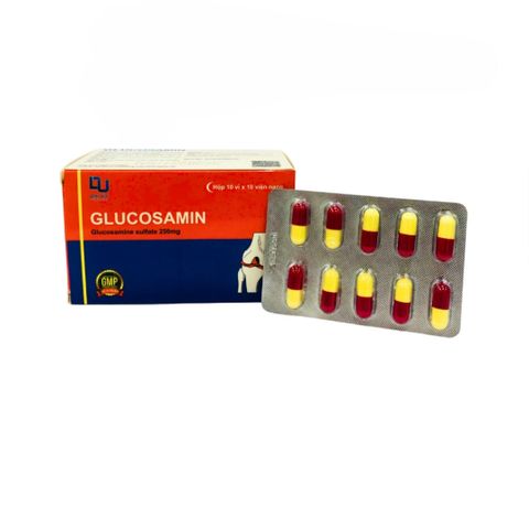 Viên Nang Glucosamin Sulfate 2500mg Đại Uy - Hỗ Trợ Giảm Đau Khớp, Tăng Cường Sụn Khớp - Hộp 100 Viên Giúp Xương Khớp Khỏe Mạnh
