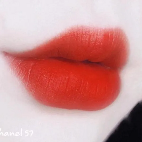 Son Chanel Rouge Allure Velvet 57 Rouge Feu Đỏ Cam - Son Môi Cao Cấp Chính Hãng, Đỏ Cam Quyến Rũ, Thời Trang Thanh Lịch