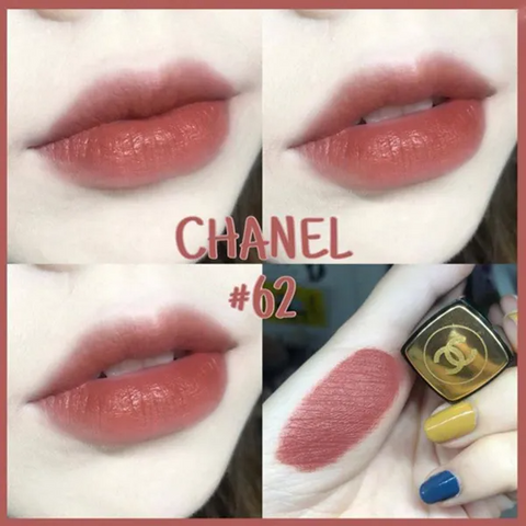 Son Chanel 62 Libre - Màu Hồng Đất Cao Cấp Chính Hãng - Chất Son Mềm Mịn, Huyền Bí & Sang Trọng Cho Đôi Môi Quyến Rũ