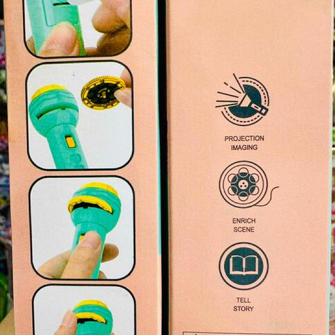 Đồ chơi đèn pin chiếu hình 8811 - Tạo trải nghiệm thú vị cho người chơi - Phù hợp cho trẻ em và người lớn yêu thích đồ chơi sáng tạo