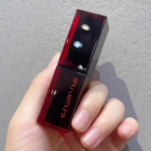 Son Shu Uemura Rouge Unlimited Amplified Lacquer AL BR 787 - Màu Đỏ Nâu Cao Cấp, Chăm Sóc Môi, Độ Bền Màu Cao, Sang Trọng