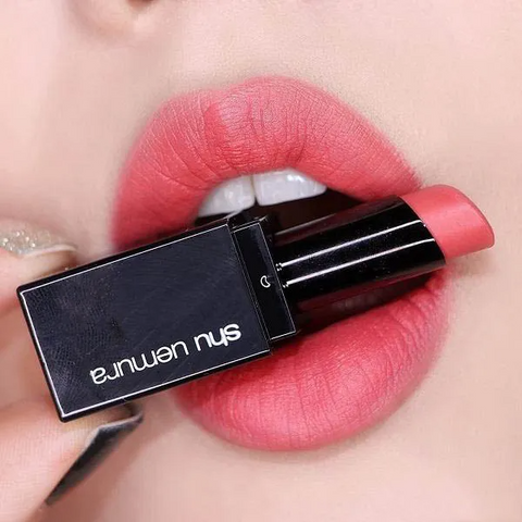 Son Shu Uemura Unlimited Matte M CR 342 - Son Hồng Cam Sữa Cao Cấp Chính Hãng, Chất Son Mịn Màng, Độ Bám Màu Lâu Trôi