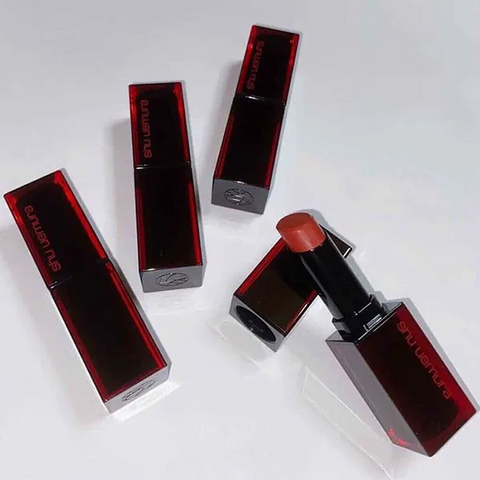 Son Shu Uemura Rouge Unlimited Amplified A OR 598 - Son Môi Màu Cam Cháy Cao Cấp Chính Hãng, Xu Hướng 2021, Chất Son Mềm Mịn, Bền Màu