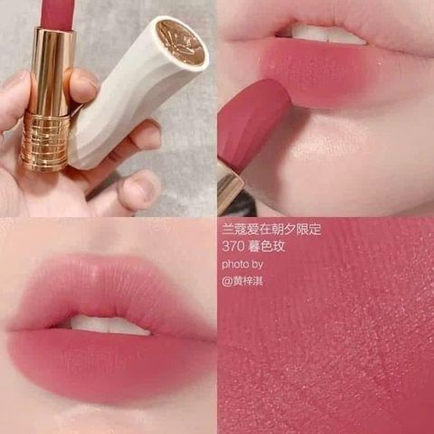 Son Môi Lancome 370 Flush Of Love - Chính Hãng Pháp, Sắc Hồng Quyến Rũ, Thiết Kế Sang Trọng, Lên Màu Bền Lâu Dài