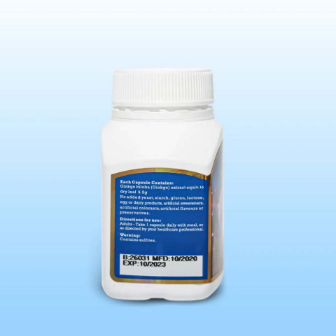 Viên uống bổ não Vitatree Maxi Ginkgo 9500mg - Hỗ trợ tuần hoàn máu não, 60 viên, Xuất xứ Úc, Bạch quả tự nhiên