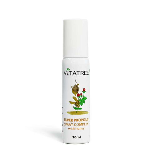 Xịt Họng Keo Ong Vitatree Super Propolis Spray 30ml - Giảm Đau Rát Cổ, Mật Ong Tự Nhiên, Hỗ Trợ Chăm Sóc Cổ Họng