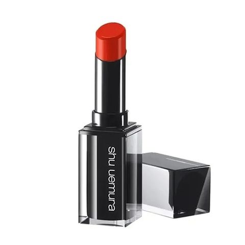 Son Shu Uemura Amplified OR 570 Đỏ Cam - Son Môi Cao Cấp Chính Hãng Vỏ Đen Sang Trọng, Chất Son Mịn Màng, Quyến Rũ