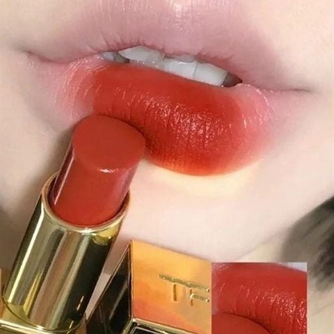 Son Tom Ford Lip Color Satin Matte 51 Cam Cháy - Màu 51 Afternoon Delight Chính Hãng, Chất Son Mềm Mịn, Dễ Dàng Phối Đồ, Thích Hợp Mọi Dịp