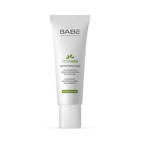 Kem Dưỡng Ẩm BABE Stop AKN 50mL - Kiềm Dầu, Giảm Mụn, Đem Lại Làn Da Mịn Màng, Chống Bóng Nhờn, Phù Hợp Với Da Dầu
