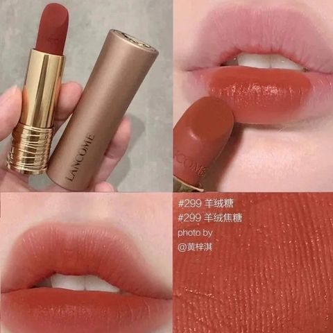 Son Lancome L'absolu Rouge Intimatte 299 Đỏ Gạch - Son Mịn Mượt, Lâu Trôi, Sang Trọng, Phong Cách Cá Tính, Chính Hãng