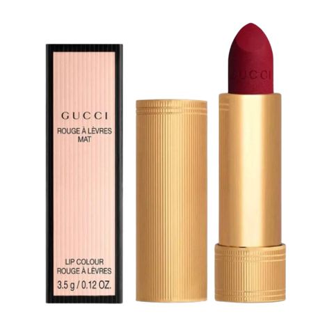 Son Gucci Rouge À Lèvres Voile Matte 509 Janie Scarlet - Son Môi Chính Hãng, Màu Đỏ Lạnh Sang Trọng, Dưỡng Ẩm và Bền Màu
