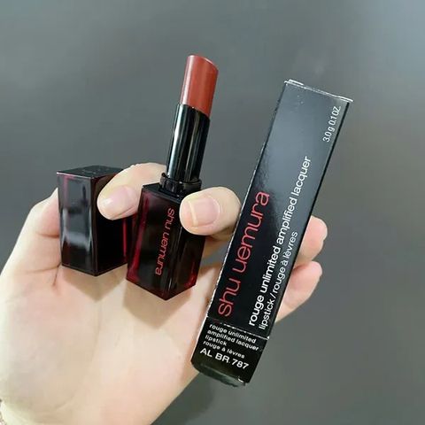 Son Shu Uemura Rouge Unlimited Amplified Lacquer AL BR 787 Đỏ Nâu Chính Hãng - Màu Sắc Quyến Rũ, Độ Bám Lâu, Phù Hợp Mọi Phong Cách