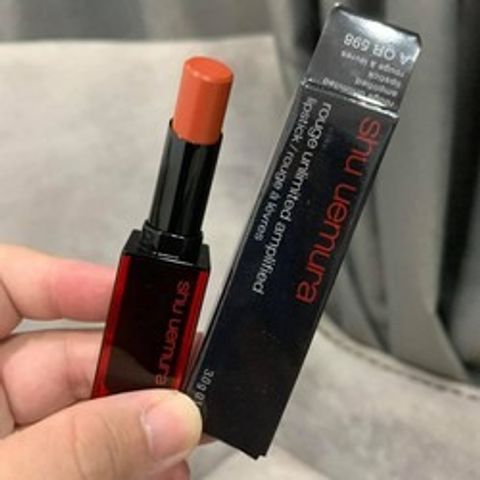 Son Shu Uemura Rouge Unlimited Amplified A OR 598 Cam Cháy - Son Môi Cao Cấp Thời Thượng 2026 Chính Hãng, Độ Bám Màu Tốt