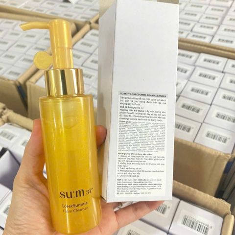 Sữa Rửa Mặt Su:m37 LosecSumma Foam Cleanser - Gel Rửa Mặt Làm Sạch Dịu Nhẹ, Phục Hồi Độ PH, Dành Cho Da Nhạy Cảm