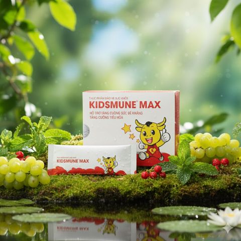 Kidsmune Max - Men Vi Sinh Hỗ Trợ Tiêu Hóa, Tăng Đề Kháng, Giúp Trẻ Ăn Ngon, Ngủ Ngon và Phát Triển Toàn Diện