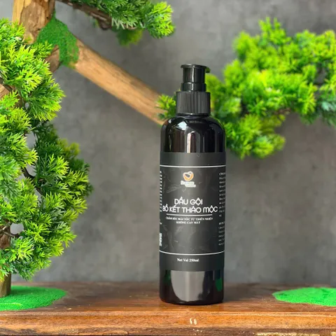 Dầu Gội Bồ Kết Thảo Mộc Escoco 250ml - Không Cay Mắt, Dưỡng Tóc Mềm Mượt, Khử Dầu Nhờn, Hương Thơm Thư Giãn