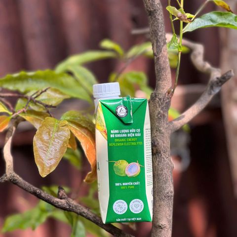 Mật Hoa Dừa Tươi Organic Sokfarm 330ml - Thức Uống Giải Khát Tự Nhiên, Ngọt Thanh Mát, Không Chất Bảo Quản