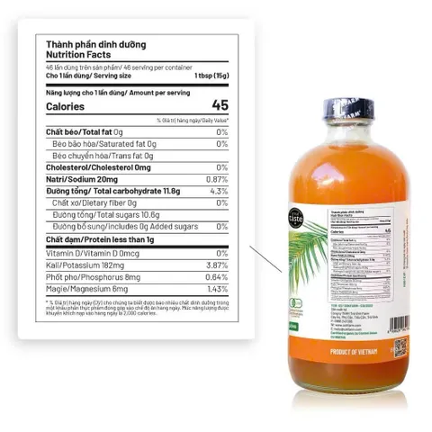Mật Hoa Dừa Cô Đặc Organic Sokfarm 685g - Thay Thế Đường Tinh Luyện, Vị Ngọt Tự Nhiên, Phục Hồi Năng Lượng Cho Người Tiểu Đường