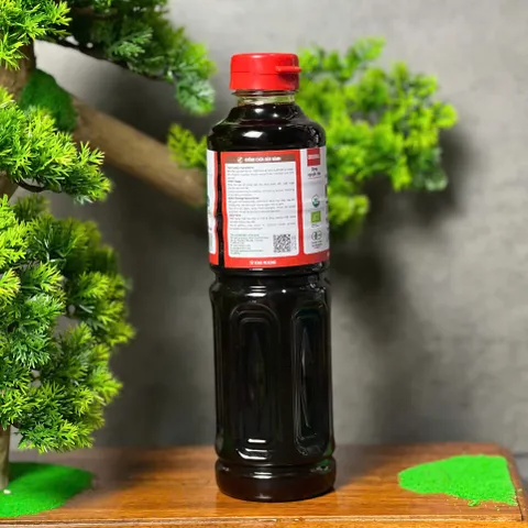 Nước Tương Mật Hoa Dừa Organic Sokfarm 500ml - Gia Vị Tự Nhiên Hữu Cơ, Ít Muối, Không Đậu Nành, Chứng Nhận USDA, EU