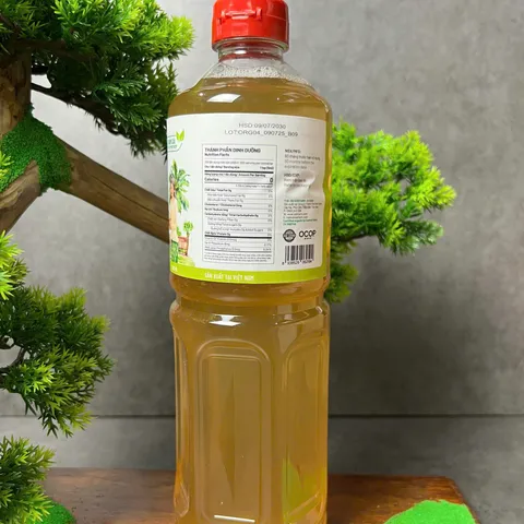 Giấm mật hoa dừa hữu cơ Sokfarm 1 lít - Tự nhiên, giàu khoáng, hỗ trợ tiêu hóa và giảm cân hiệu quả.