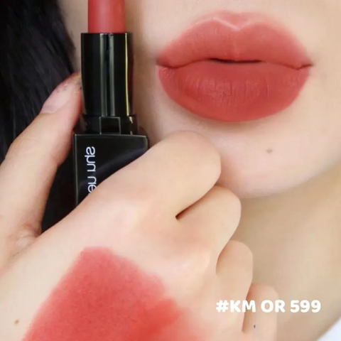 Son Lì Shu Uemura Kinu Tasogare Haze QR 599 Màu Hồng Cam Đào - Son Cao Cấp Cho Đôi Môi Quyến Rũ, Chất Son Mịn Màng, Bền Màu