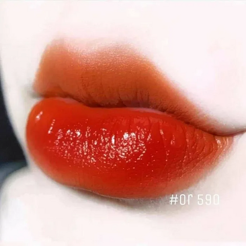 Son Shu Uemura 590 Màu Hồng Cam Cháy Vỏ Đen Chính Hãng - Son Môi Thời Thượng, Chất Lượng Cao, Dưỡng Ẩm Mềm Mại, Đẹp Sang Trọng