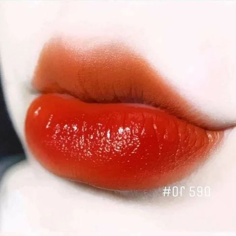 Son Shu Uemura OR 590 Hồng Cam Cháy - Son Môi Chính Hãng Nhật Bản, Bám Màu Tốt, Cấp Ẩm, Phong Cách Nổi Bật