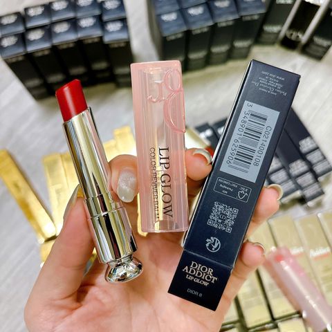 (Chính ngạch) Son Thỏi Dưỡng Dior Lip Glow 3.2g - Son Môi Dưỡng Tự Nhiên Hiệu Ứng Màu Nhẹ, Thời Trang Mùa Thu Đông, Xu Hướng Đỏ Đất 2023