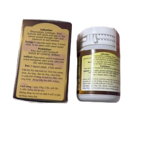 Linh Chi Hoạt Lạc Đơn 34 Viên - Hỗ Trợ Giảm Nhức Xương Khớp, Giảm Đau Và Sưng Khớp, Sản Phẩm Từ Malaysia