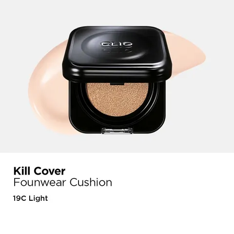 Phấn Nước Clio Kill Cover Founwear Cushion + Kèm 1 Lõi 15g - Che Phủ Tốt, Lớp Nền Tự Nhiên 530347