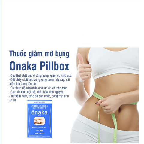 Viên Uống Hỗ Trợ Tan Mỡ Bụng Onaka Cpillbox - Giảm Cân Hiệu Quả, Tăng Cường Năng Lượng Từ Thiên Nhiên
