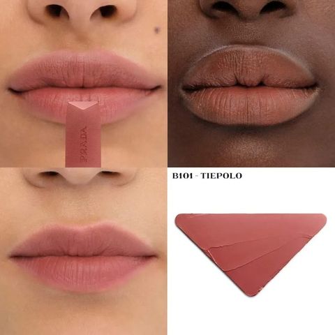 Son Prada Monochrome Soft Matte B101 Tiepolo - Màu Hồng Cam Đất Chính Hãng, Độ Bám Màu Cao, Sắc Đẹp Tự Nhiên, Quà Tặng Ý Nghĩa