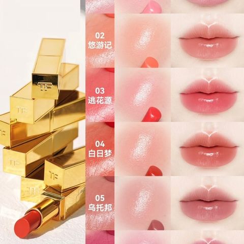 Son Dưỡng Tom Ford TF Soleil Balm Lip 05 Getaway Chính Hãng - Màu Hoa Hồng Khô Sang Trọng, Dưỡng Ẩm Mềm Mại Cho Đôi Môi