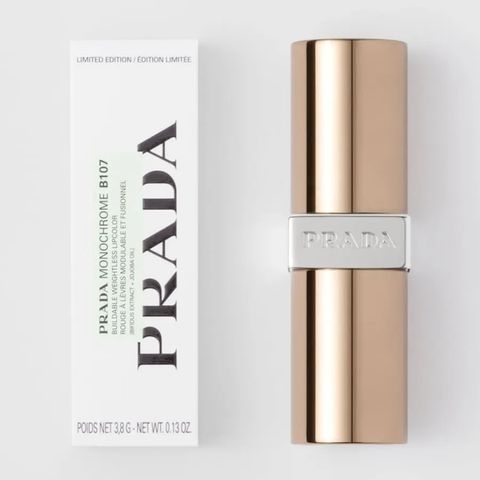 Son Prada Monochrome B107 Sedona - Son Môi Matte Hồng Đất Chính Hãng, Phiên Bản Giới Hạn Sang Trọng, Dưỡng Ẩm Tự Nhiên