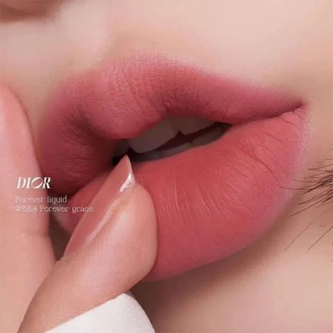 Son Kem Lì Dior Rouge Forever Liquid 558 Forever Grace - Màu Hồng Khô Chính Hãng, Độ Bám Màu Lâu, Chất Son Mịn Màng, Quà Tặng Ý Nghĩa