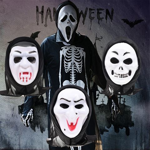Trang Phục Hóa Trang Halloween Xương Người và Mặt Nạ Đầu Lâu Rùng Rợn Cho Nam Nữ - Bộ Quần Áo Ma Rùng Rợn Thú Vị