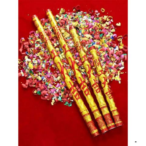 Combo 5 Cây Pháo Phụt Giấy Kim Tuyến - Pháo Đám Cưới, Tiệc Sinh Nhật, Sự Kiện - An Toàn, Tạo Bầu Không Khí Vui Vẻ