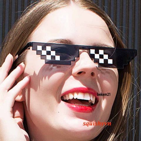 Kính Mắt Thug Life 6 Chấm - Mẫu Mới Siêu Ngầu Hot Trend 2023, Chất Liệu ABS Cao Cấp, Thích Hợp Chụp Hình Nhóm