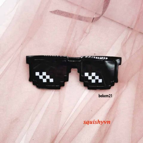 Kính Mắt Thug Life 6 Chấm - Mẫu Mới Siêu Ngầu Hot Trend 2023, Chất Liệu ABS Cao Cấp, Thích Hợp Chụp Hình Nhóm