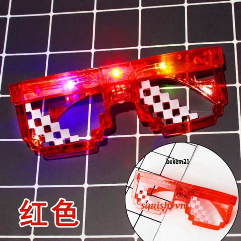 Kính Mắt Thug Life Gắn Đèn LED Nhiều Màu Sắc - Kính Dự Tiệc Cho Sinh Nhật, Tiệc Tùng, Dạo Phố Thời Trang