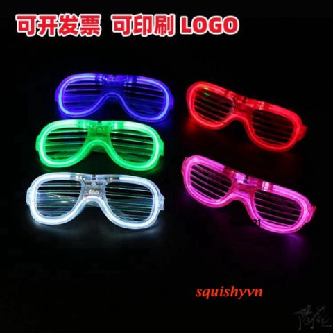 Mắt Kính Thug Life LED Nhiều Màu - Kính Dạ Quang Hài Hước Cho Tiệc Tùng, Buổi Hòa Nhạc, Quán Bar